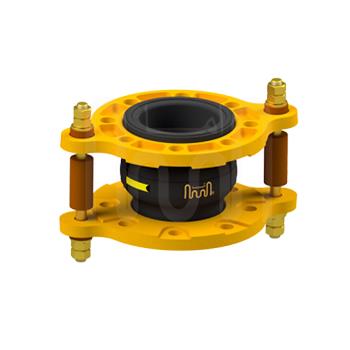 لرزه گیر لاستیکی زرد PN10 - دما 60 درجه - ارتعاشات صنعتی ایران