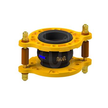 لرزه گیر لاستیکی آبی PN16 - دما 60 درجه ارتعاشات صنعتی ایران