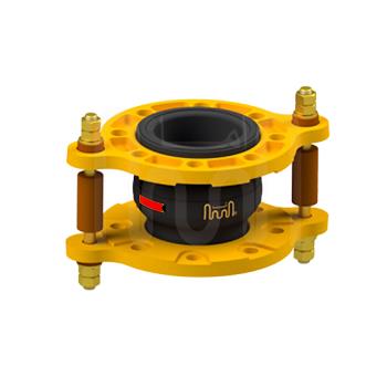 لرزه گیر لاستیکی قرمز PN10 - دما 90 درجه ارتعاشات صنعتی ایران